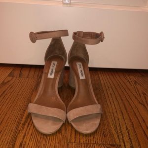 Tan 3 inch Steve Madden heels